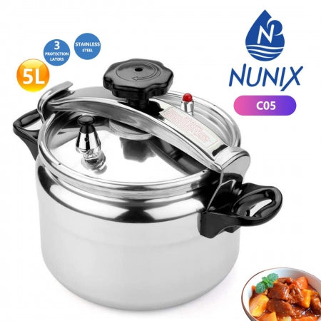Nunix C05 5Ltrs Pressure Cooker