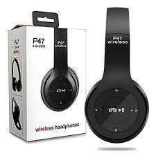 P47 Wireless Headphones - 5.0 +EDR, Wireless  5.0 version ,TF Card FM Radio MP3 player/ Wireless