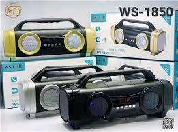 WSTER WS-1850 Bluetooth Wireless Speaker - Reachargeable and portable, 150-18000Hz