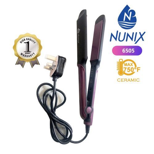 Nunix 6505 Professional Hair Straightener Flat Iron