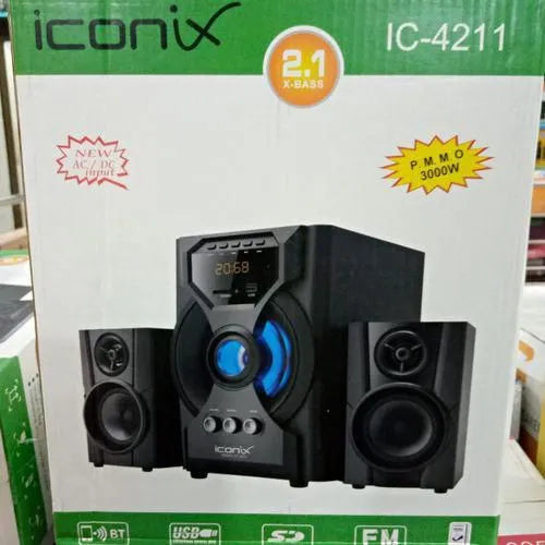 Iconix IC-4211 2.1 CH Subwoofer Bluetooth Speaker