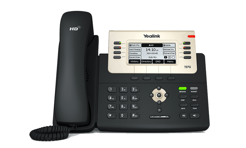 Yealink IP SIP T27G IP Phone - Gigabit Ethernet PoE