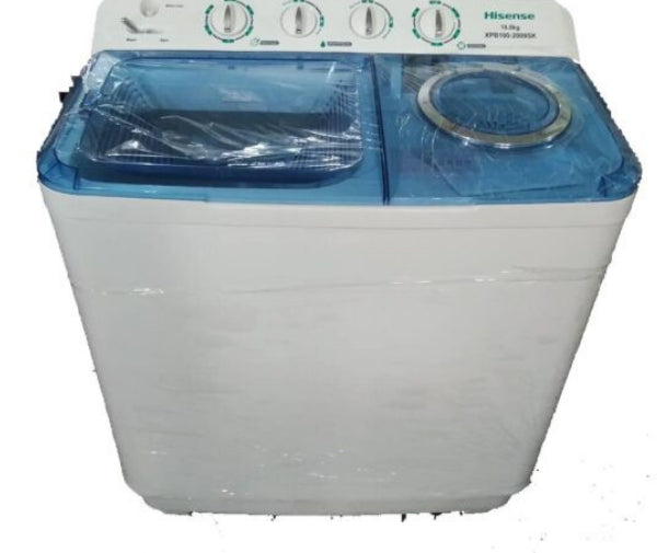 TLAC TMW-1001 10kgs Twin Tub Washing Machine - Washing Power: 450W, Spin-Dry Input: 160W