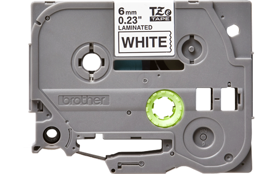 Brother Tze-211 Black on White Label Printer tape