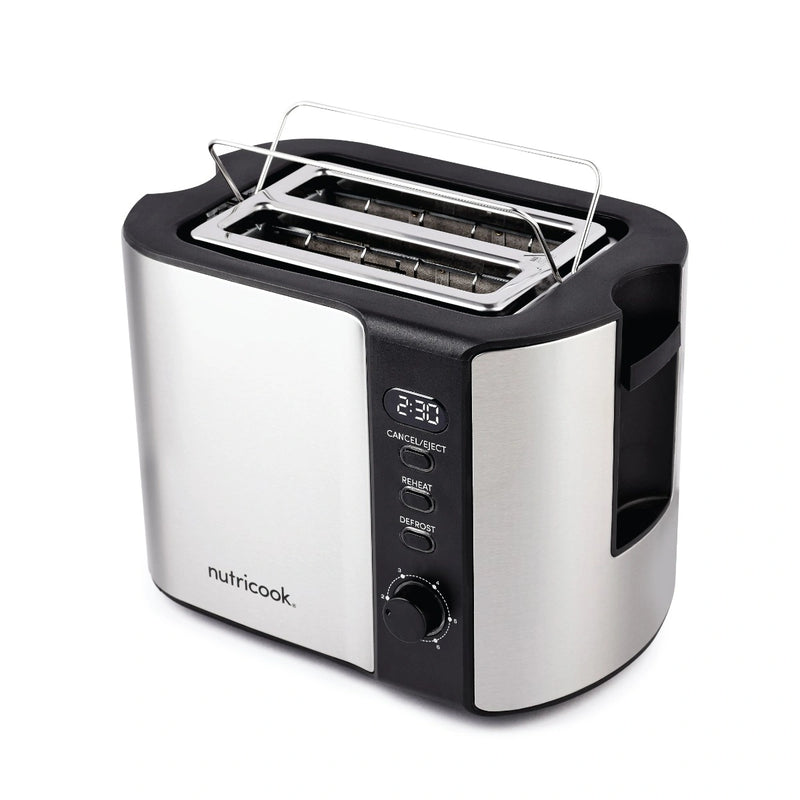 Nutricook NC-T102S 2-Slice Toaster - 6 Variable Browning Control