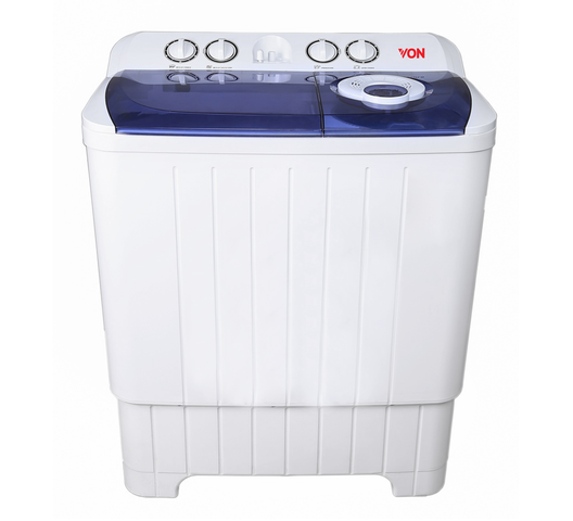 Von VALW-07MLB 7Kgs Twin Tub Washing Machine - Turbo air dry for spin compartment