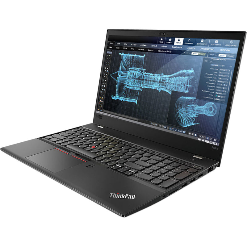 Lenovo ThinkPad P52 Mobile Workstation Laptop (20LB0001UE)- Intel Core i7-8550U Processor, 8th Gen, 16GB RAM, 512GB SSD, Quadro P500 2GB Graphics, Backlit Keyboard, 15.6 Inch Display, Windows 10 Pro 64