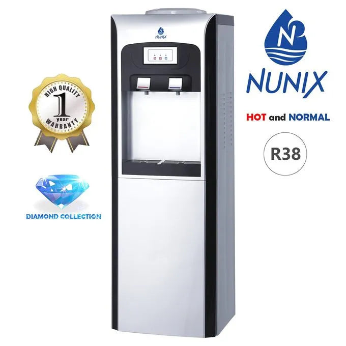 Nunix R38 Hot And Normal Standing Dispenser Silver