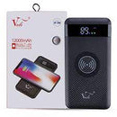 iSmart IW12 12000mAH Wireless Power Bank - LED Display, microUSB,USB C,USB A