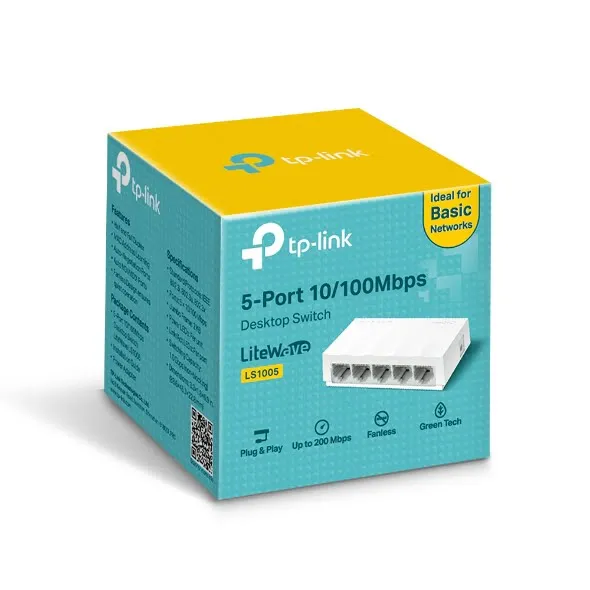 TPLINK LS1005 5PORT 10/100Mbps Switch