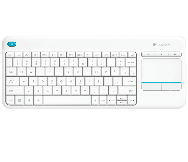 Logitech K400 Plus Wireless Touch Keyboard for PC-to-TV control
