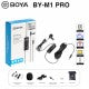 BOYA BY-M1-PRO Omnidirectional Lavalier Microphone -High-quality condenser microphone