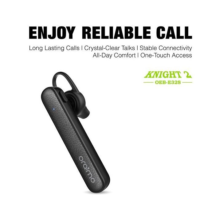 Oraimo Knight-2 BT5.0 Single-Side Talking Wireless Bluetooth Headsets