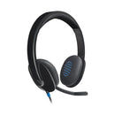 Logitech H540 USB Headset (981-000480) – HD Audio, Noise-Cancelling Microphone, Inline Controls, Plug-and-Play for PC &amp; Mac