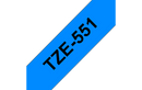 Brother TZe-551 Labelling Tape Cassette – Black on Blue, 24mm wide
