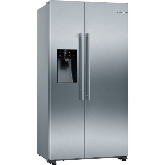 Bosch KAI93VIFPG 562Liters Side by Side Refrigerator - Ice & Water Dispenser with Tank, Inox-easy clean