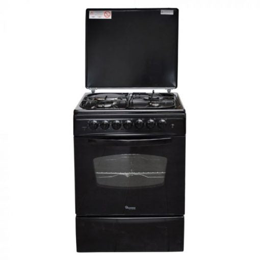 Ramtons RF/403 3 Burner Gas Cooker - with1 Electric Plate, Auto-Ignition, Electric oven/grill, Thermostat