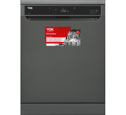 Von VALZ-13FVK 14PS Dishwasher - BLDC Inverter motor, 10 Programs