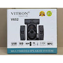 Vitron V652 3.1Ch Subwoofer Speaker - 8,000W, RCA,Bluetooth,Aux,USB, SD, Digital Radio/FM Radio