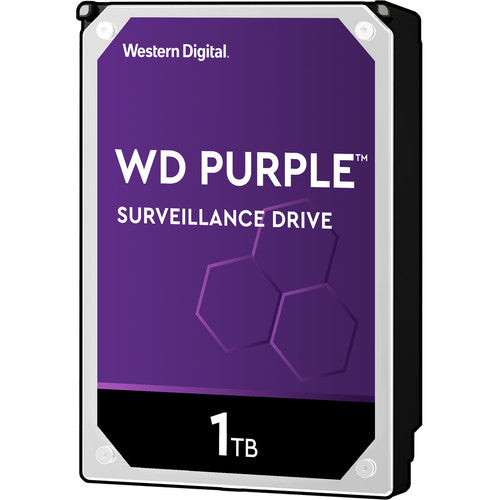 WD Purple Surveillance Hard Drive - 1 TB, 64 MB, 5400 rpm