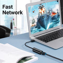 Vention USB 3.0-A To Gigabit Ethernet Adapter Gray 0.15m Aluminum Alloy Type (VEN-CEWHB)