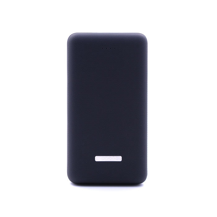 Porodo Dual USB Power Bank 20000mAh with Rubberised Surface (PD-PB200-BK)