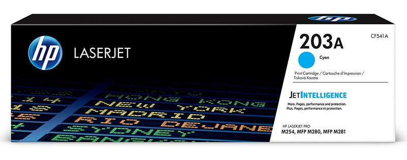 HP 203A Cyan Original LaserJet Toner Cartridge(CF541A)