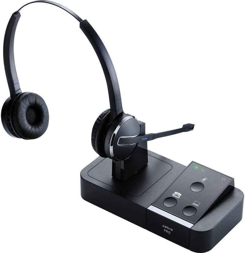 Jabra PRO 9450 Duo Flex-Boom (9450-29-707-101) - Professional Wireless Communicaton Headset (DECT+USB)