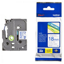 Brother TZE-651 Label Printer Tape – Black on Yellow, 24mm