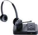 Jabra PRO 9450 Duo Flex-Boom (9450-29-707-101) - Professional Wireless Communicaton Headset (DECT+USB)