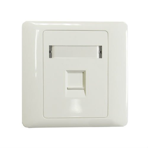 Single Faceplate Wall Socket For RJ45 port