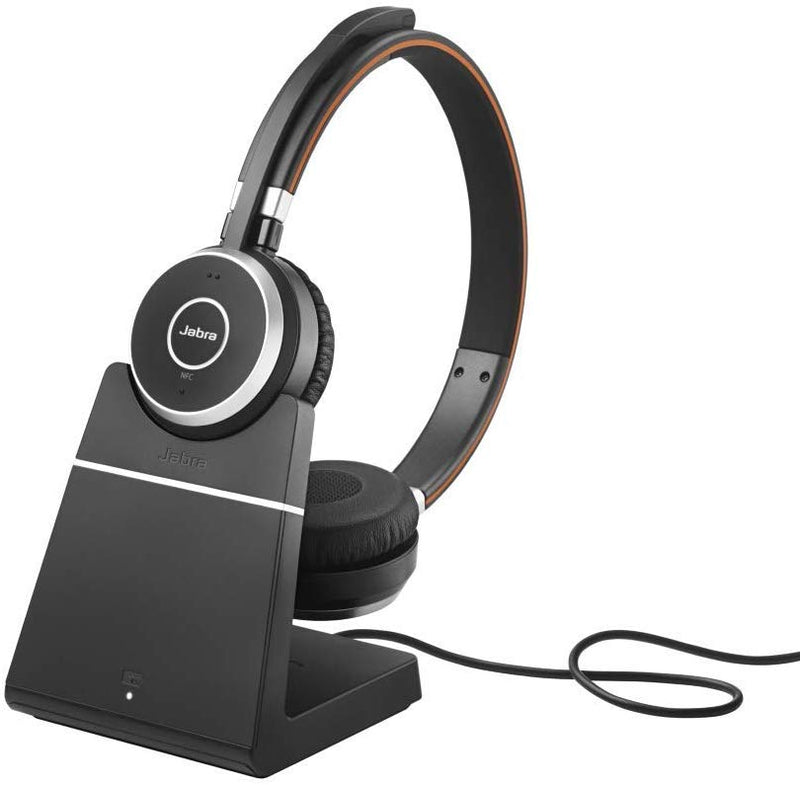 Jabra Evolve 65 MS Stereo Wireless Headset With Charging Stand - 6599-823-399