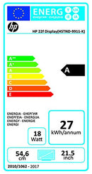 HP 22f 22 Inch Display Monitor - 2XN58AA