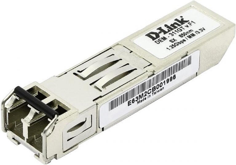 D-Link DEM-311GT1-port SFP SX MM Fiber Transceiver-Up to 550m