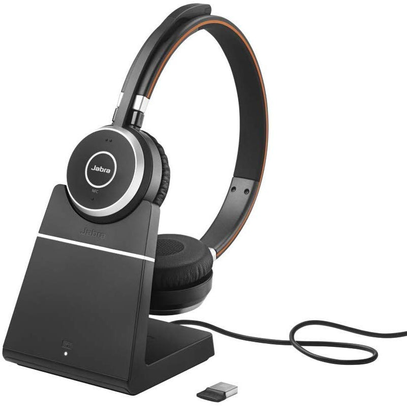 Jabra Evolve 65 MS Stereo Wireless Headset With Charging Stand - 6599-823-399