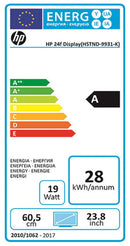 HP 24f 24-inch Display Monitor- 2XN60AA