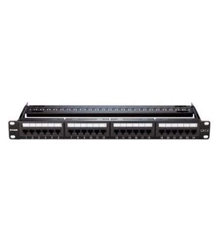 D-link 24 Port Cat 6A Shielded patch panel