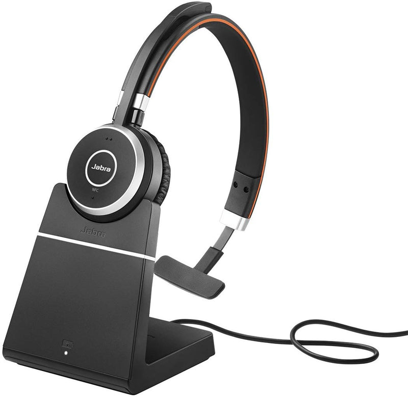 Jabra Evolve 65 incl. charging stand MS Mono Wireless Headset/Music Headphones - 6593-823-399