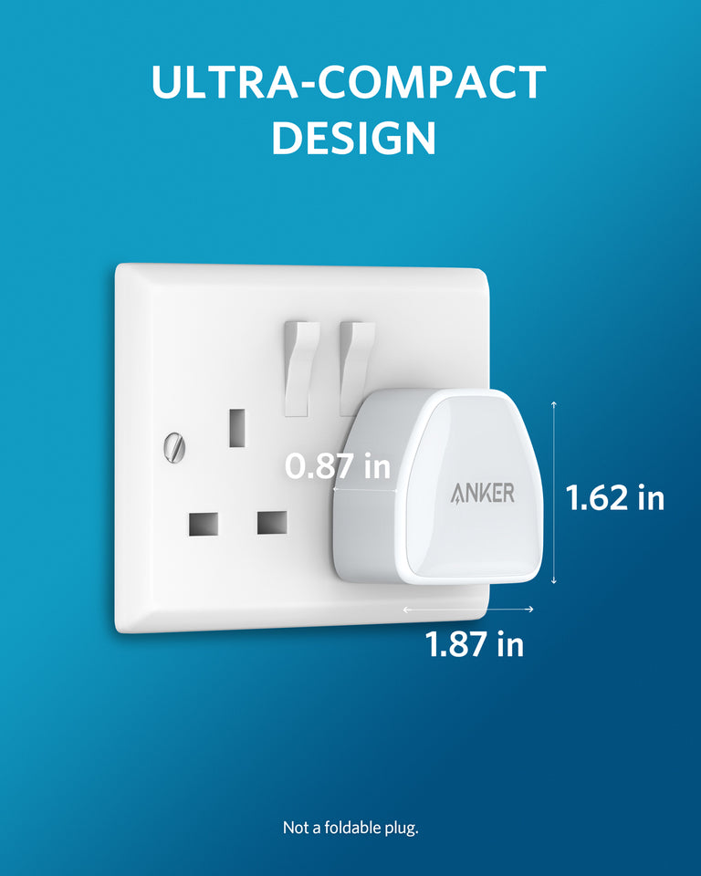 Anker PowerPort III (A2633K22) Nano-20W version-High voltage wall Charger