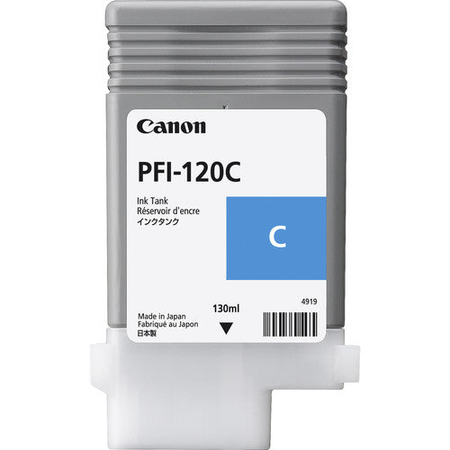 Canon PFI-120 Cyan 130ml Ink Cartridge 2886C001AA