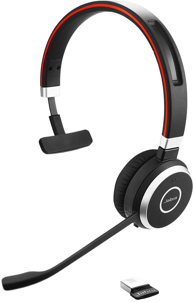 Jabra Evolve 65 incl. charging stand MS Mono Wireless Headset/Music Headphones - 6593-823-399