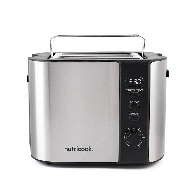 Nutricook NC-T102S 2-Slice Toaster - 6 Variable Browning Control
