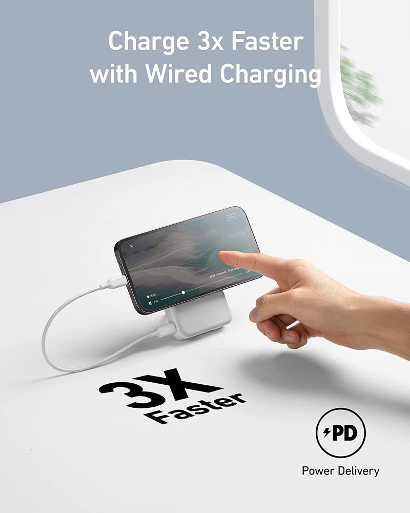 Anker 633 10000mAh Magnetic Battery (MagGo) Portable Charger- 2-in-1, Foldable Wireless  ,with 20W USB-C Port