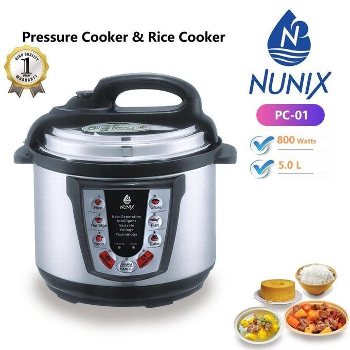 Nunix PC-01 5L Electric Pressure Cooker 