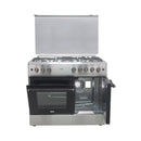 Mika MST90PU41HI/GCW Standing Cooker - 4 gas burners withDual WOK by Sabaf Electric Rapid Hot plate