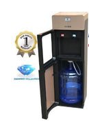 Nunix Z188 Bottom Load Water Dispenser - Hot & Normal water dispenser, Water container cabinet at the bottom