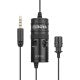 BOYA BY-M1-PRO Omnidirectional Lavalier Microphone -High-quality condenser microphone