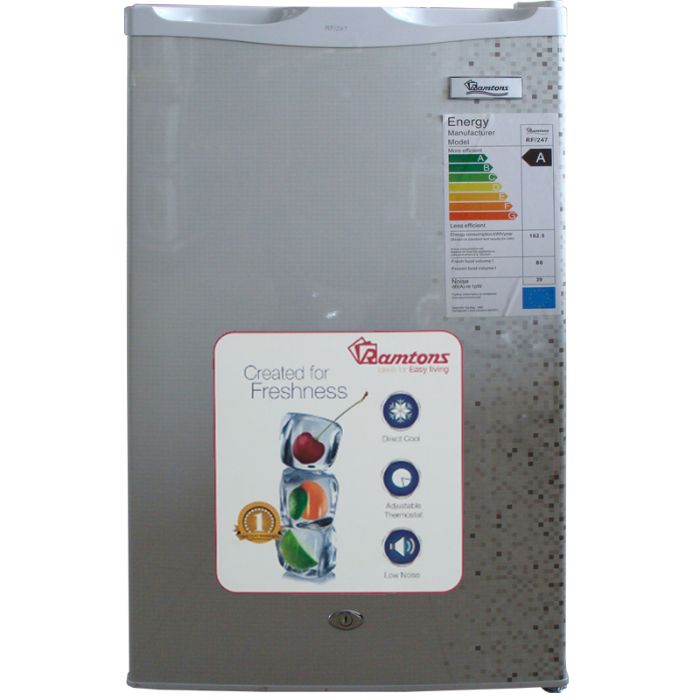 Ramtons RF/247 90 Ltrs Single Door Refrigerator - CFC Free, Direct Cool, Adjustable Thermostat