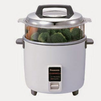 Panasonic SR-W22GSWUA 2.2Ltrs Rice Cooker - Auto Cooking, 5 hrs Keep Warm Function