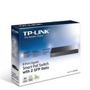 TP-Link TL-SG2210P 8-Port Gigabit Smart PoE Switch with 2 SFP Slots